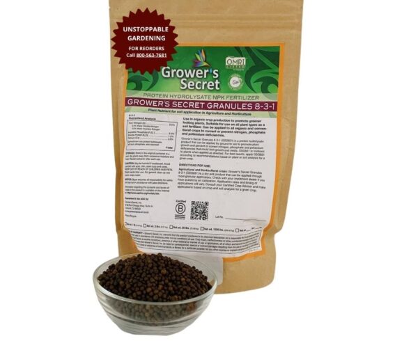 Grower's Secret Nitrogen Granules 8-3-1